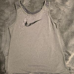 Nike Women's Heather Gray Tank Top